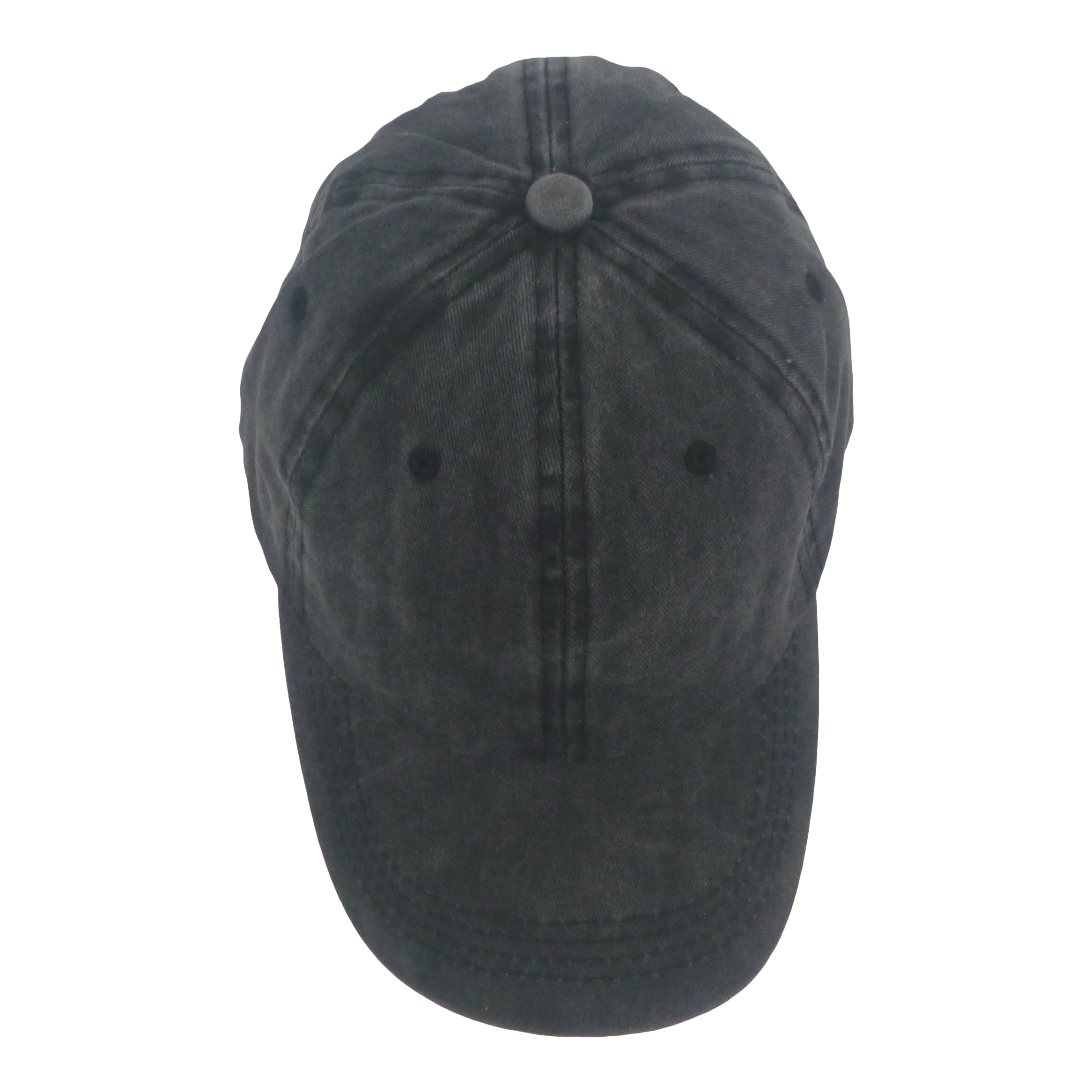 BSTC 6-Panel Baseball Cap, Distressed Cotton, Charcoal