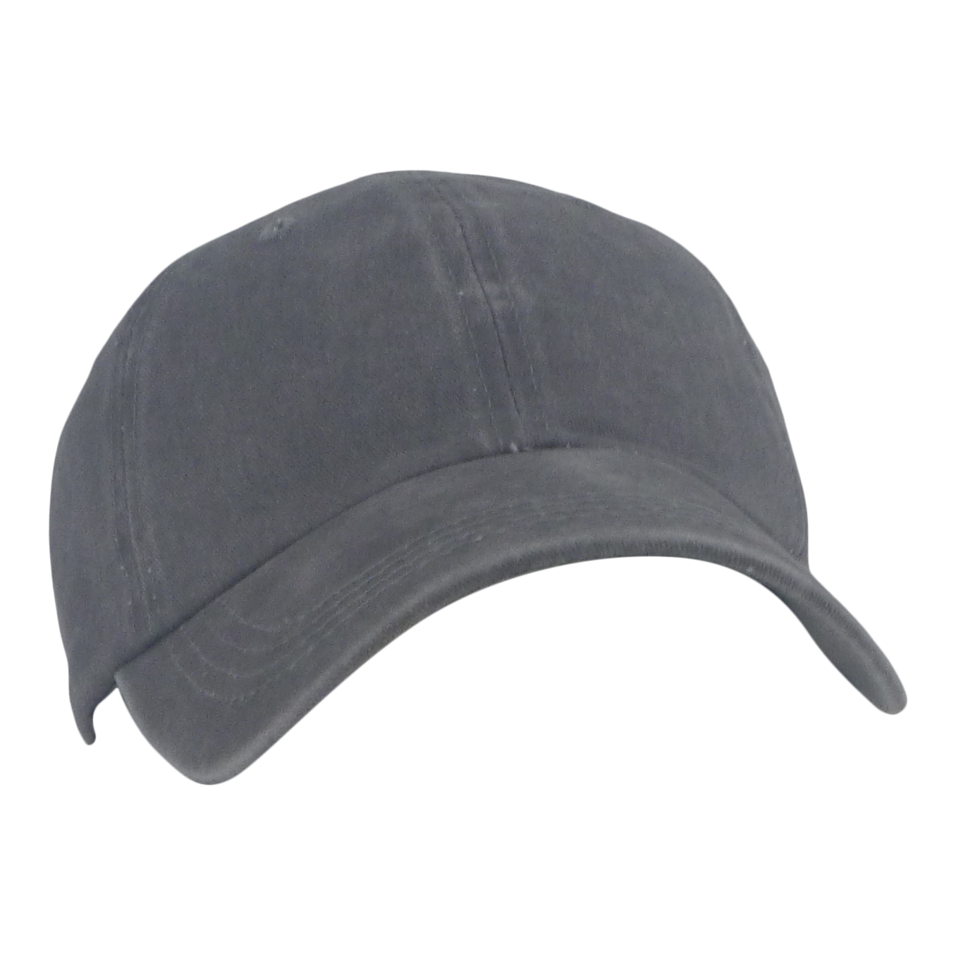 BSTC 6-Panel Baseball Cap, Distressed Cotton, Grey V658-93MC000310451