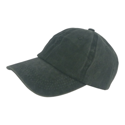 BSTC 6-Panel Baseball Cap, Distressed Cotton, Green V658-93MC000310452