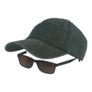 BSTC 6-Panel Baseball Cap, Distressed Cotton, Green