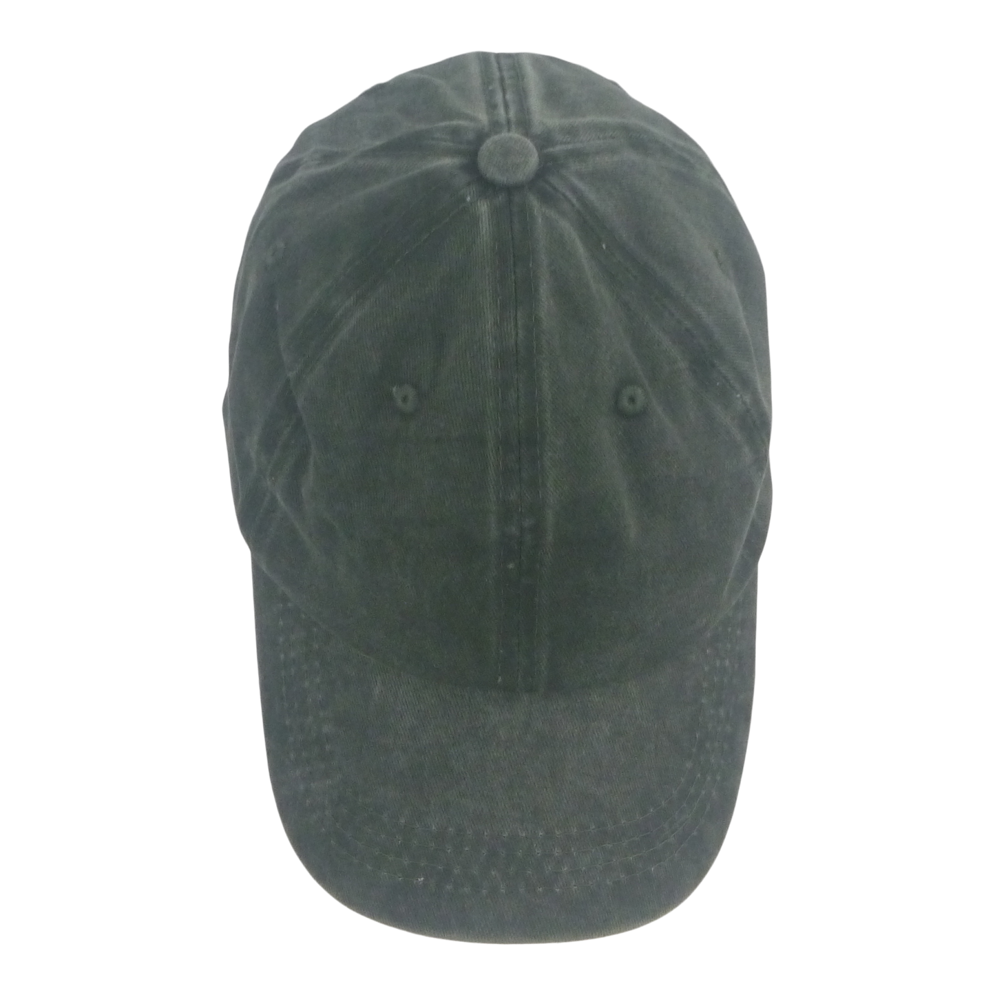 BSTC 6-Panel Baseball Cap, Distressed Cotton, Green V658-93MC000310452