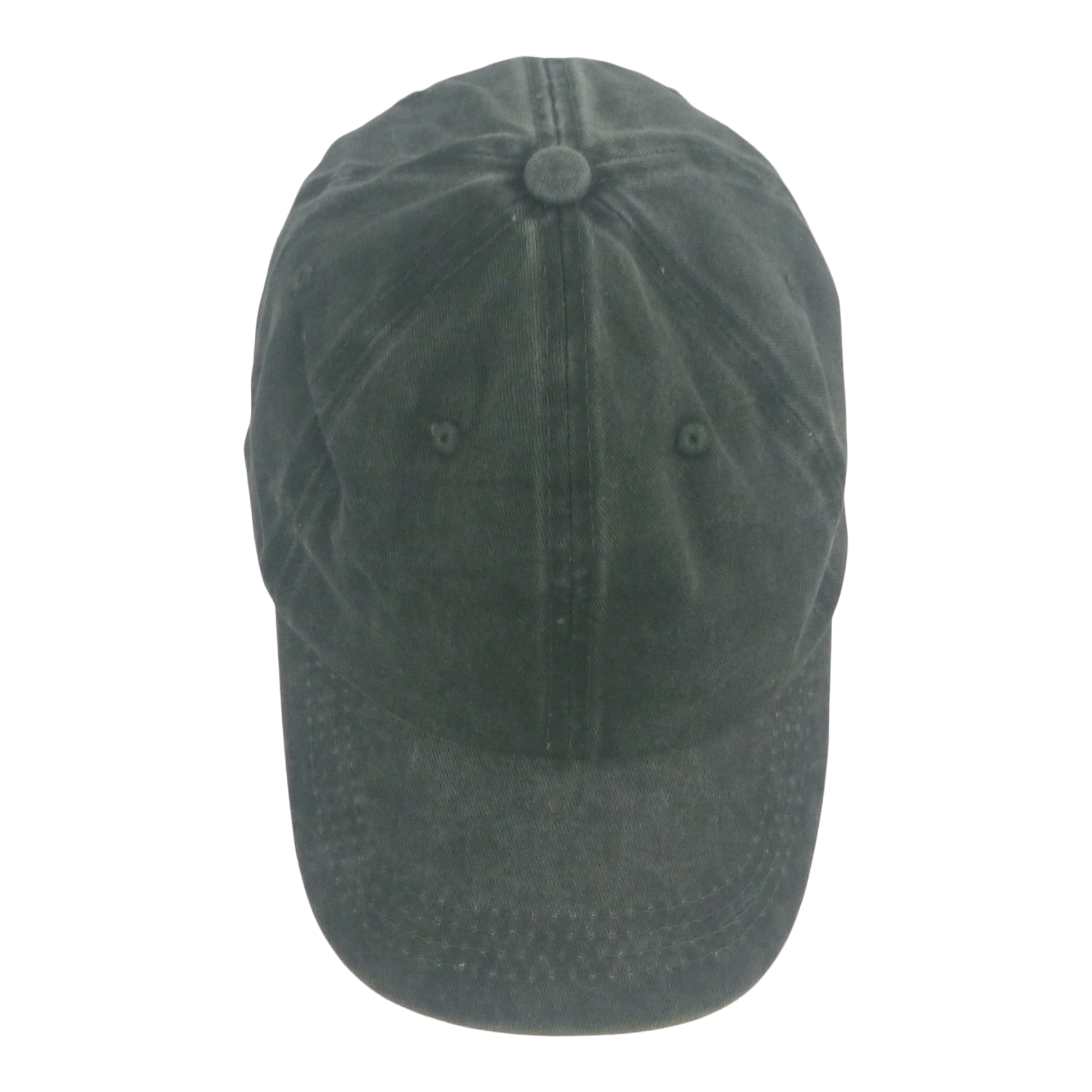 BSTC 6-Panel Baseball Cap, Distressed Cotton, Green V658-93MC000310452