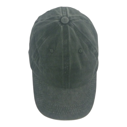 BSTC 6-Panel Baseball Cap, Distressed Cotton, Green V658-93MC000310452