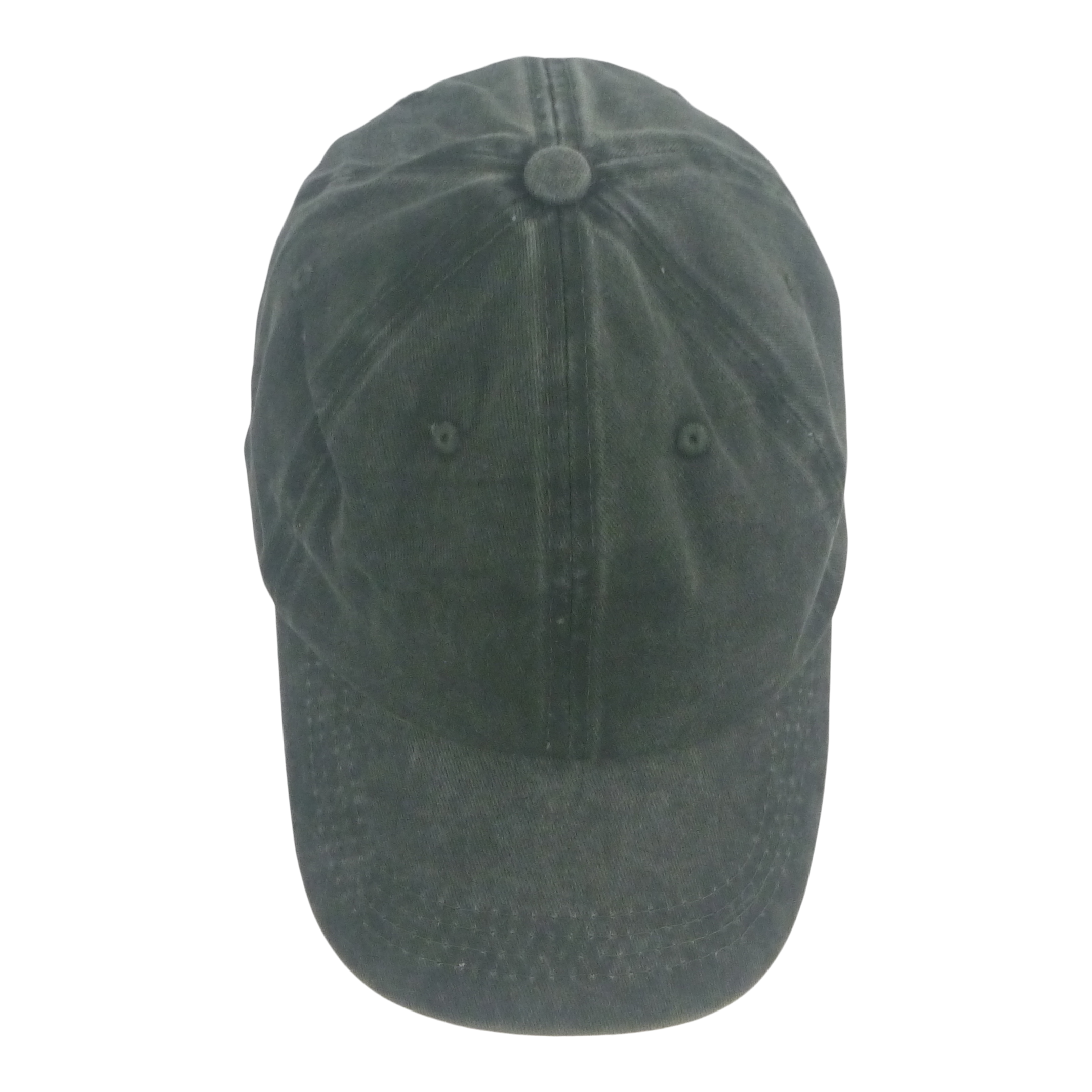 BSTC 6-Panel Baseball Cap, Distressed Cotton, Green