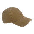 BSTC 6-Panel Baseball Cap, Distressed Cotton, Tan