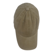 BSTC 6-Panel Baseball Cap, Distressed Cotton, Tan