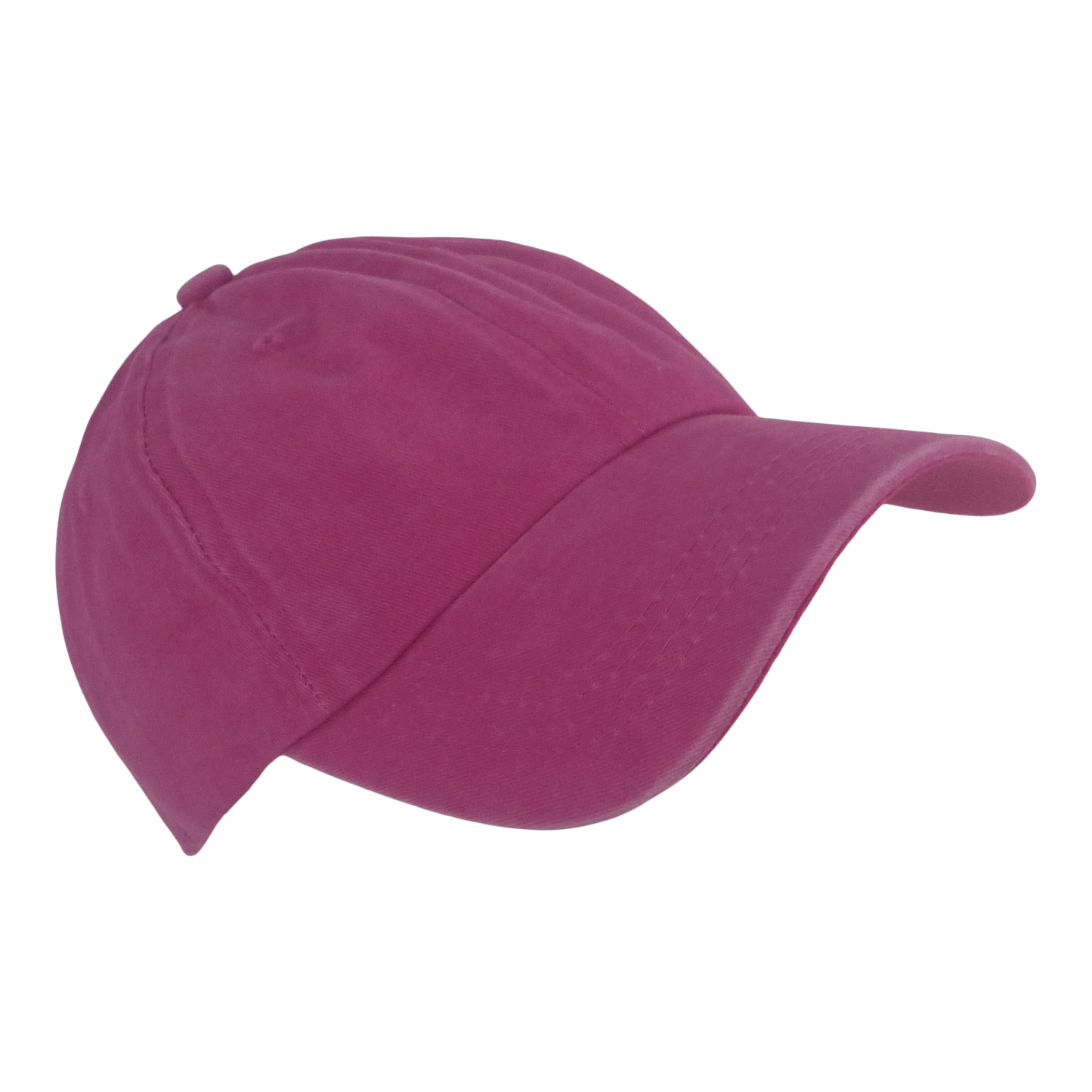 BSTC 6-Panel Baseball Cap, Distressed Cotton, Hot Pink V658-93MC000310454