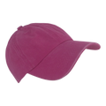 BSTC 6-Panel Baseball Cap, Distressed Cotton, Hot Pink