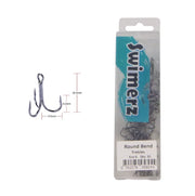 Swimerz Round Bend Trebles Size 6, 50 pack V658-93MC00032003