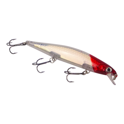 Finesse 'Chudan' 110mm Sinking/Diving Minnow, Red Head V658-93MC000320100