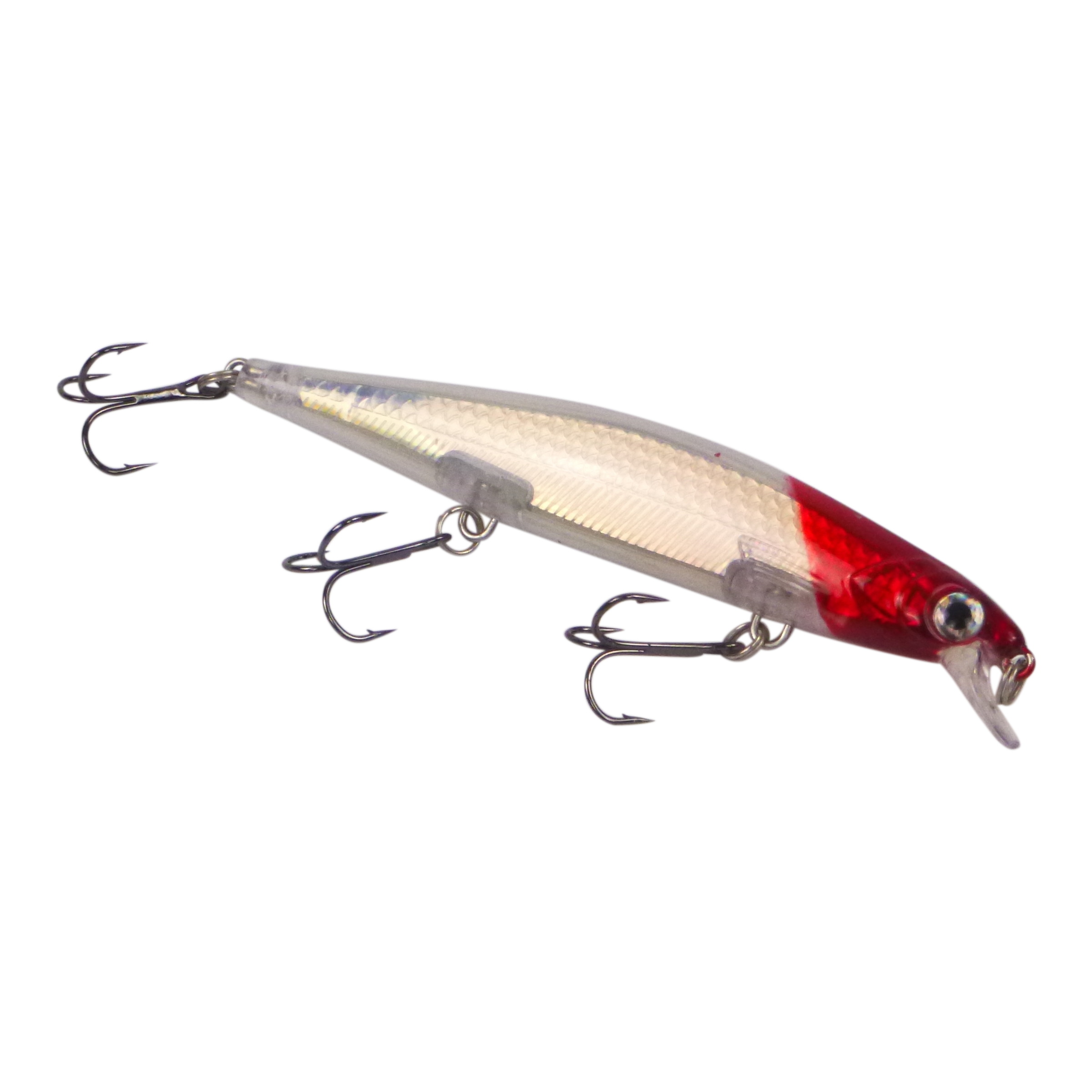 Finesse 'Chudan' 110mm Sinking/Diving Minnow, Red Head