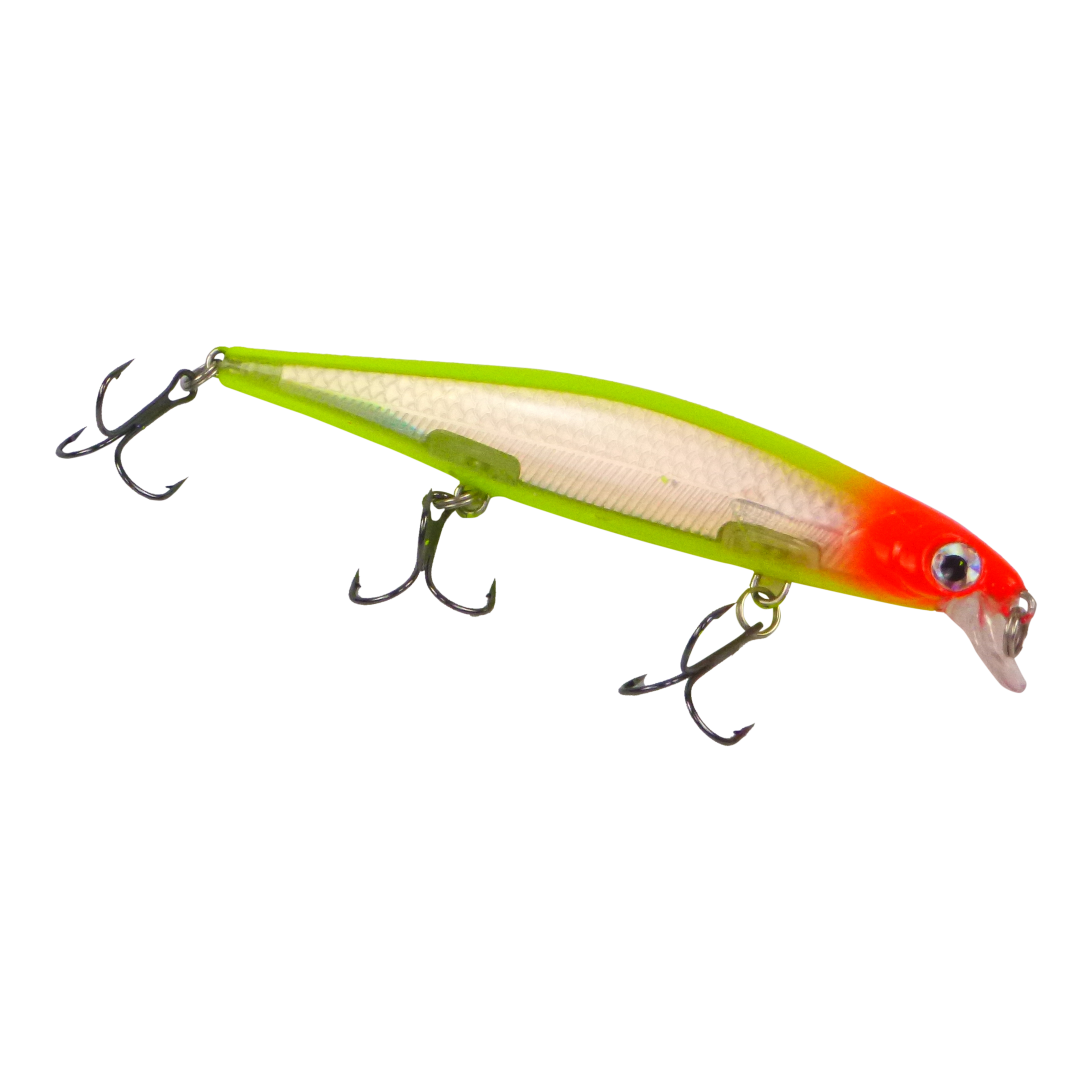 Finesse 'Chudan' 110mm Sinking/Diving Minnow, Chartruese