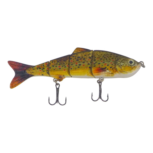 Finesse Naturals 4 Segment Swimbait, 110mm, Brown Trout V658-93MC000326101
