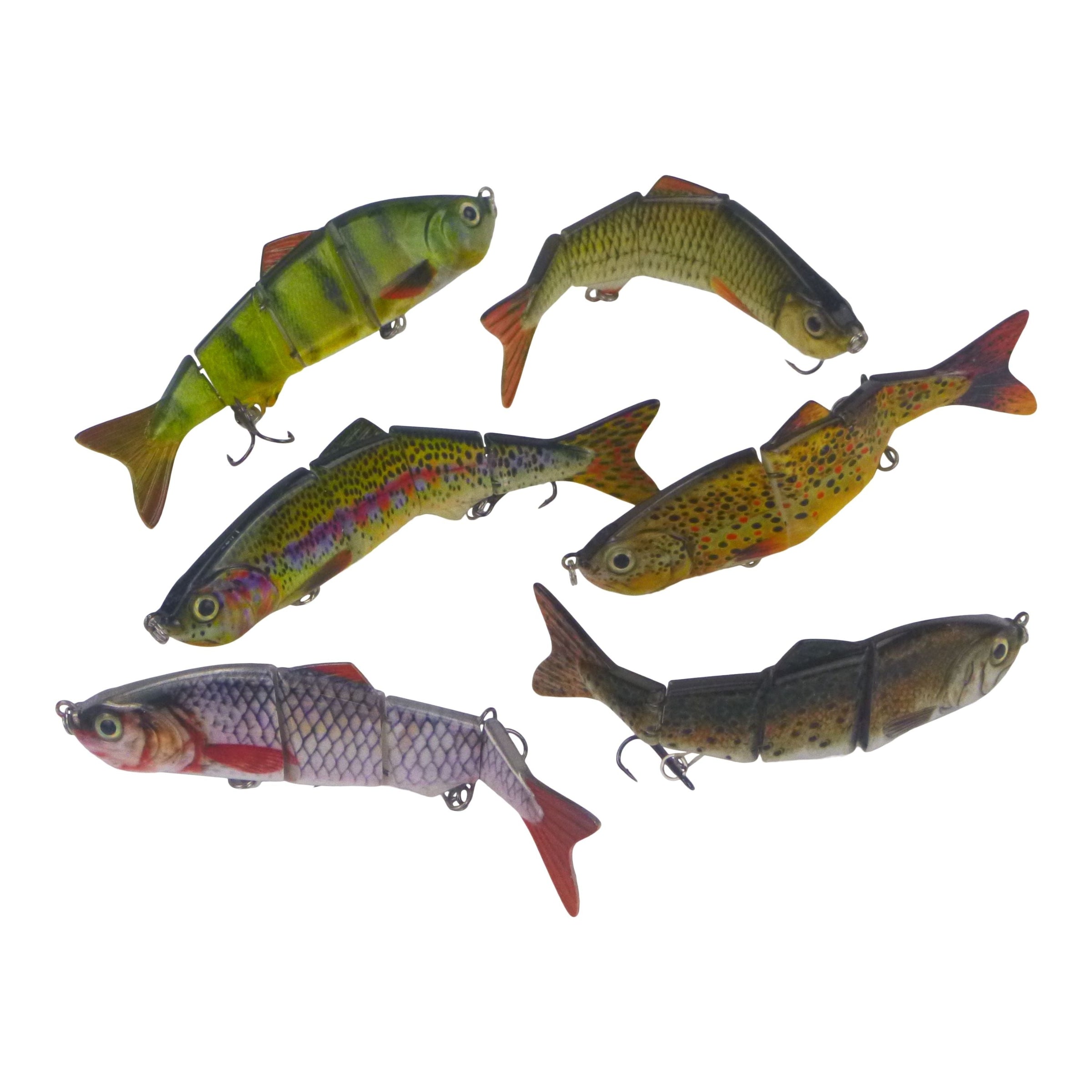 Finesse Naturals 4 Segment Swimbait, 110mm, Perch