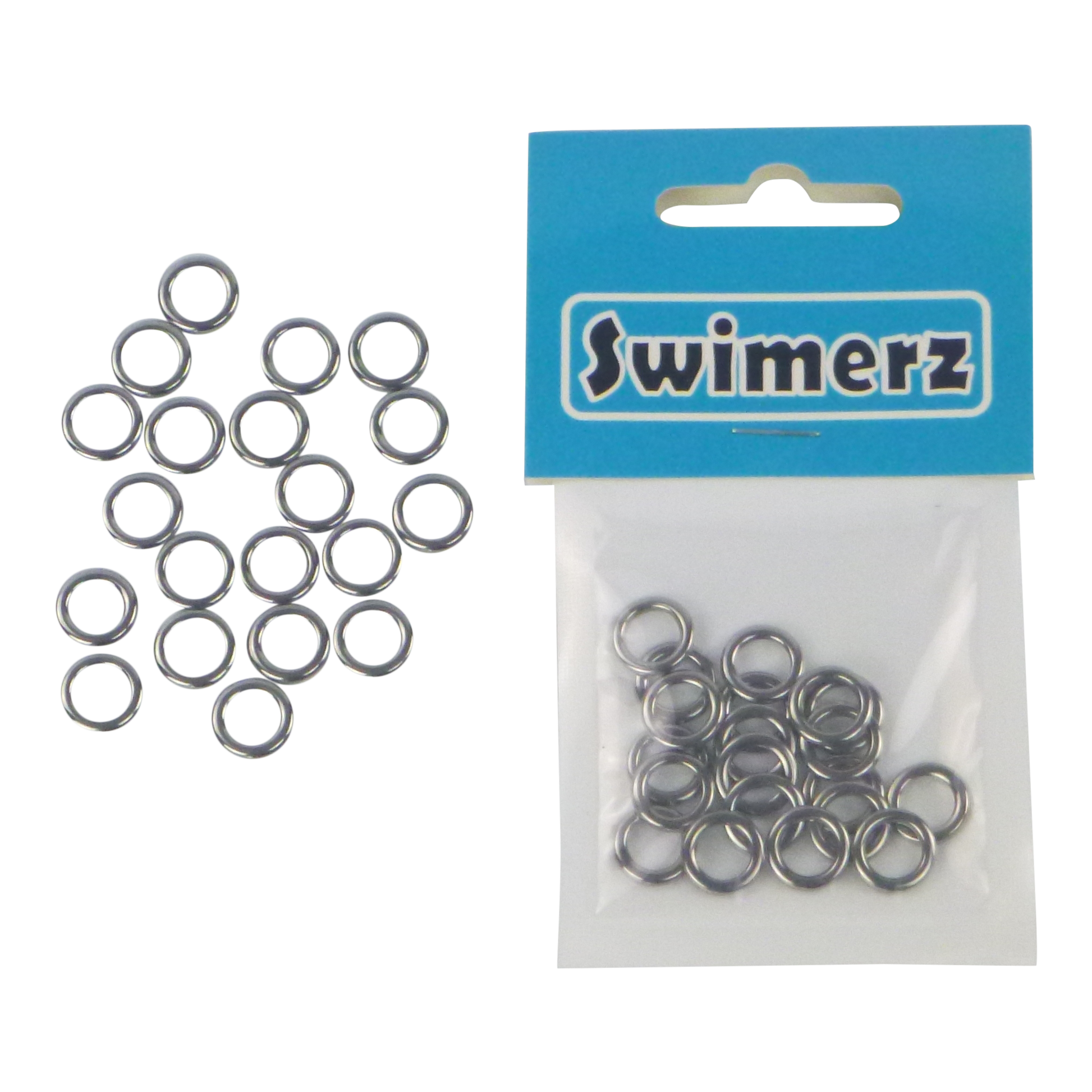 Swimerz Solid Jigging Rings, 11mm, 20 pack V658-93MC000340102