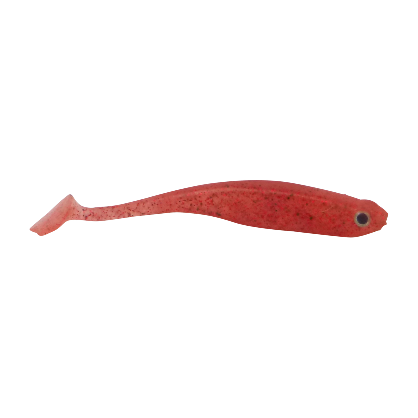 Swimerz Soft Shad 100mm Paddle Tail lure, Red Bug, 6 pack V658-93MC000350010