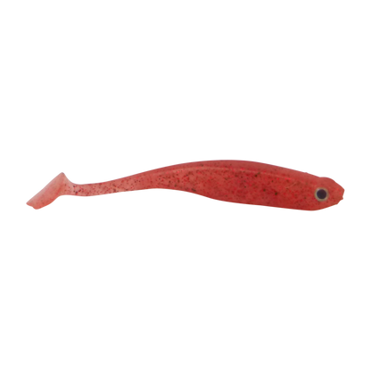 Swimerz Soft Shad 100mm Paddle Tail lure, Red Bug, 6 pack V658-93MC000350010
