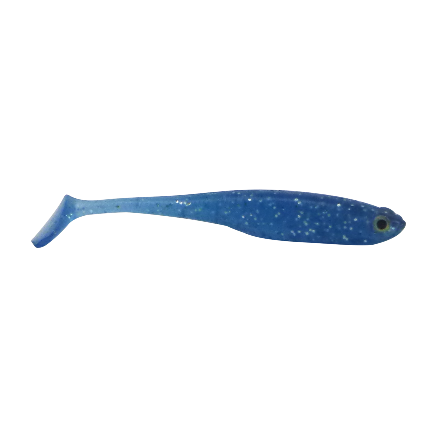 Swimerz Soft Shad 100mm Paddle Tail lure, Electric Blue, 6 pack