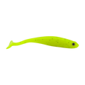 Swimerz Soft Shad 100mm Paddle Tail lure, Chartruese, 6 pack