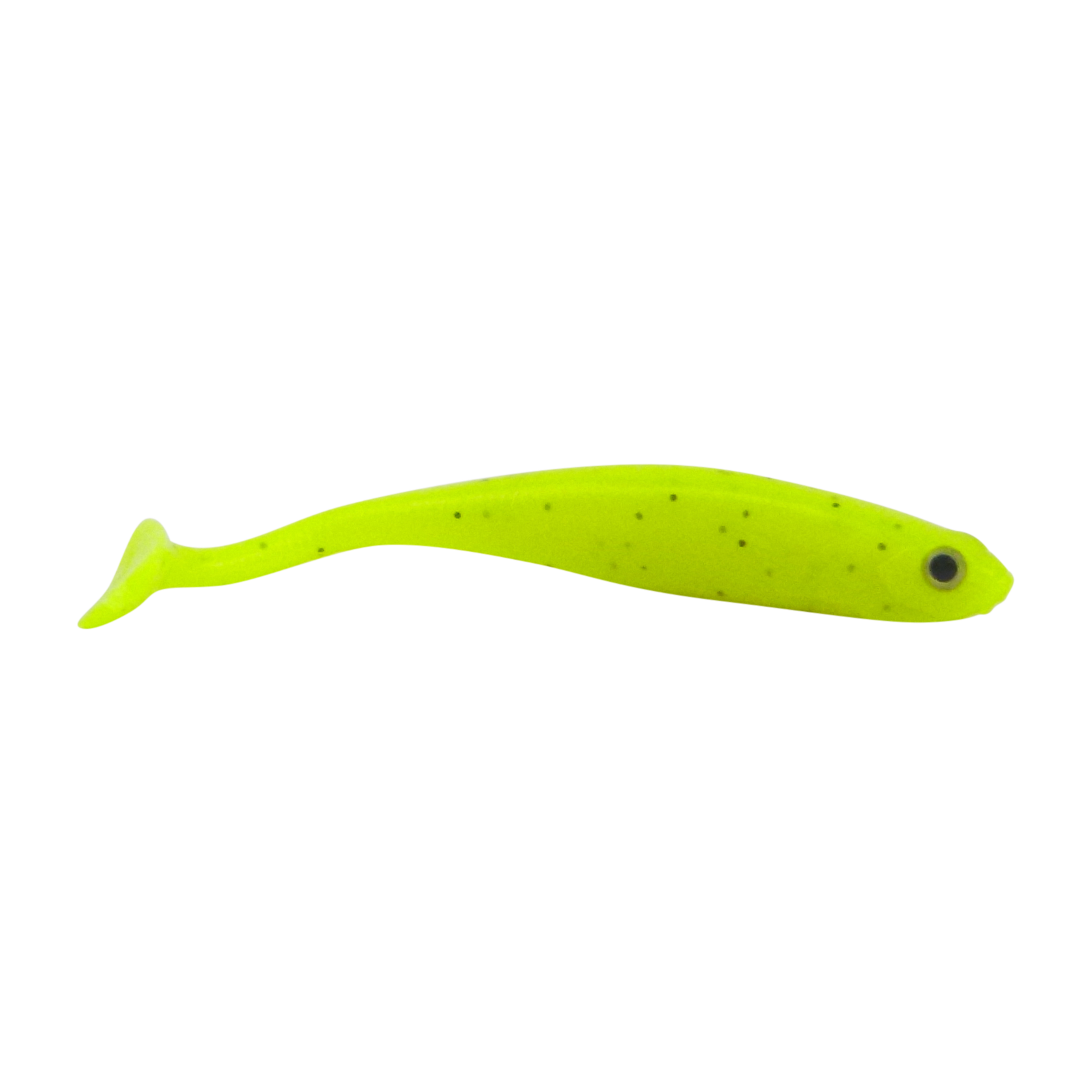Swimerz Soft Shad 100mm Paddle Tail lure, Chartruese, 6 pack