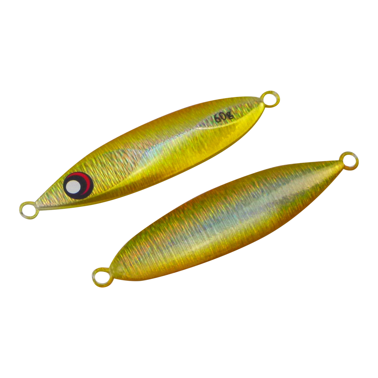 Finesse Slow Pitch Flutter Jig, 60gm, Gold Flash, 2 pack V658-93MC000362012