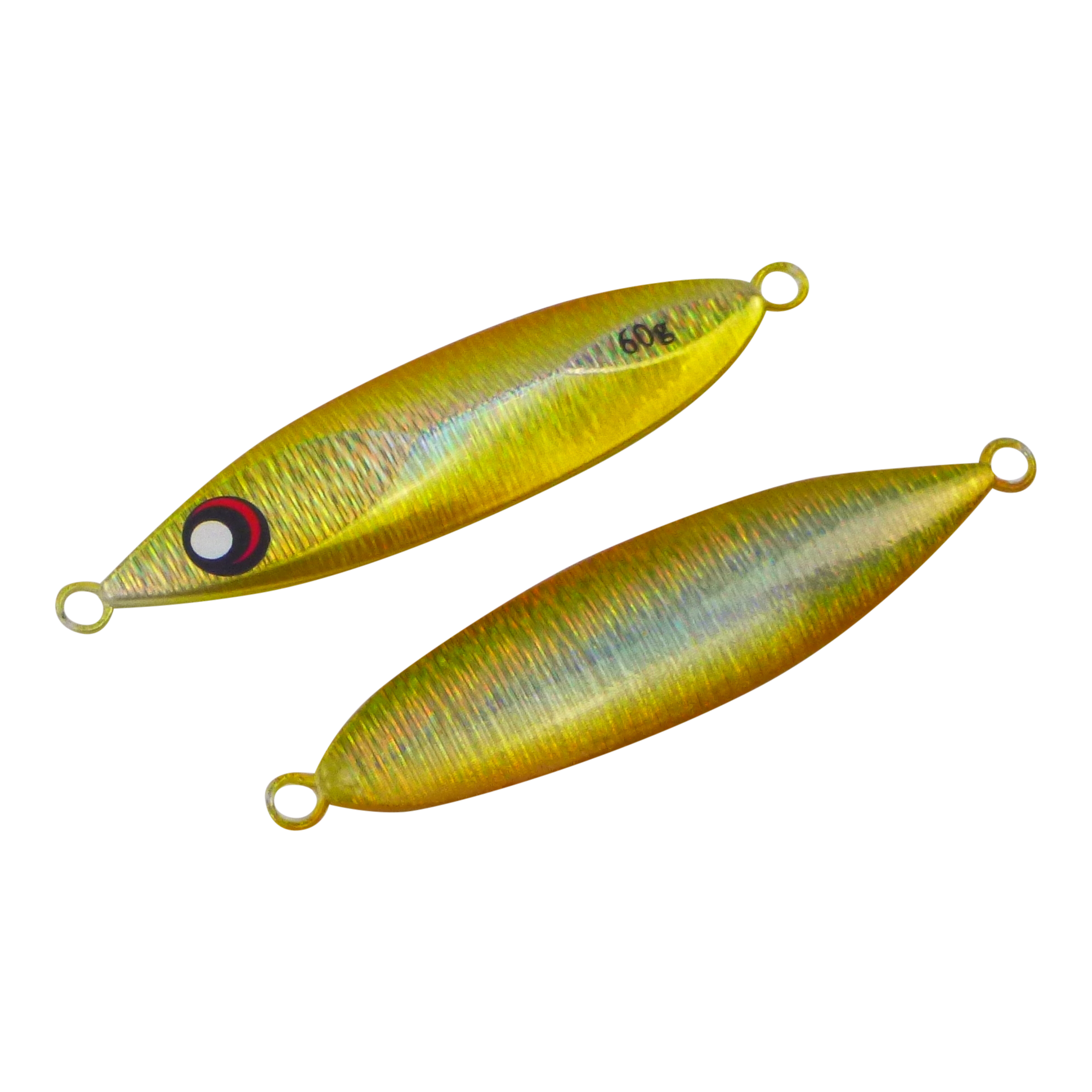 Finesse Slow Pitch Flutter Jig, 60gm, Gold Flash, 2 pack V658-93MC000362012