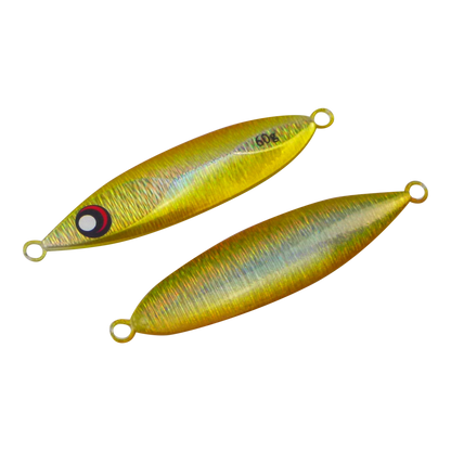 Finesse Slow Pitch Flutter Jig, 60gm, Gold Flash, 2 pack V658-93MC000362012
