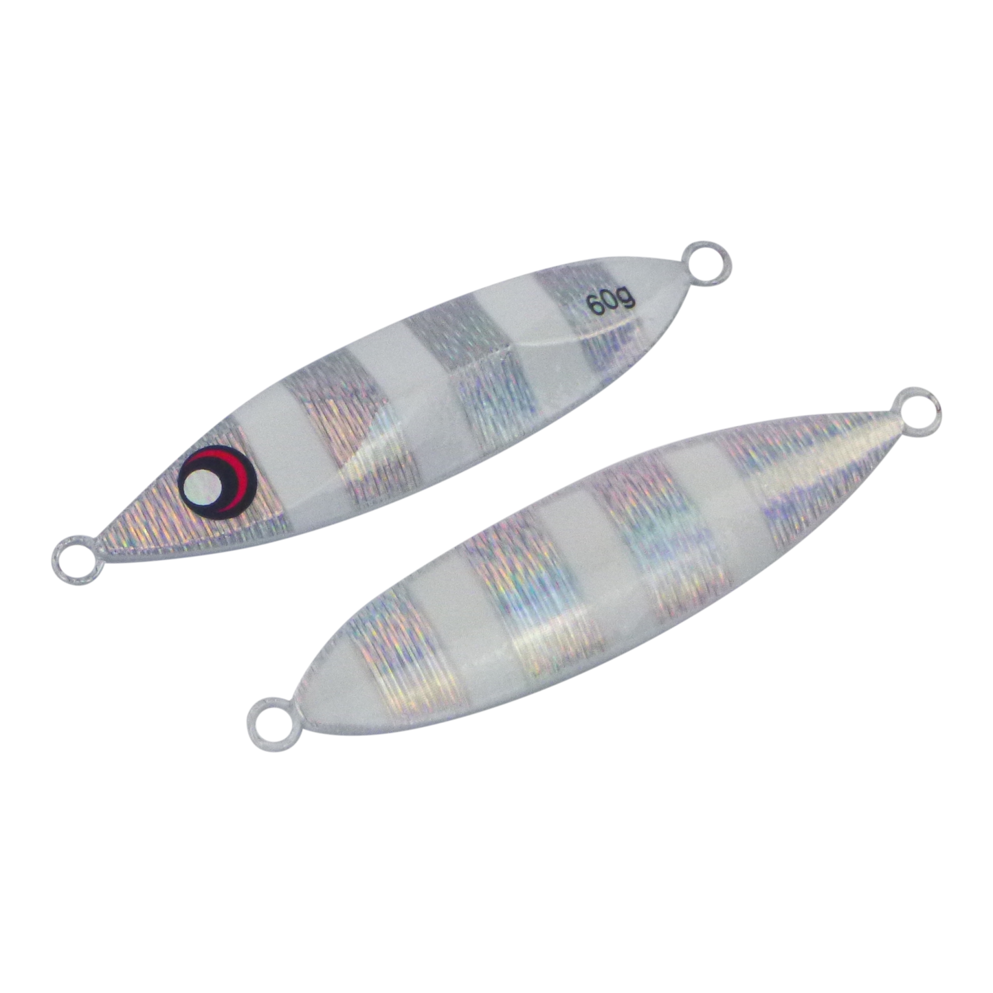 Finesse Slow Pitch Flutter Jig, 60gm, Silver White, 2 pack V658-93MC000362013