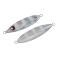 Finesse Slow Pitch Flutter Jig, 60gm, Silver White, 2 pack