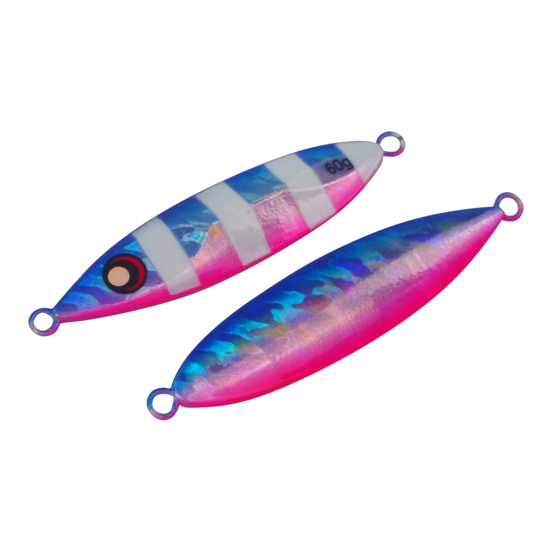 Finesse Slow Pitch Flutter Jig, 60gm, Blue Blush, 2 pack V658-93MC000362014