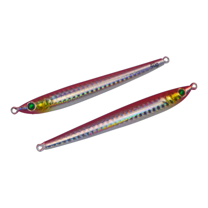 Finesse Pencil Jig, 40gm, Magenta Silver, 2 pack V658-93MC0003623012