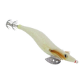 Finesse Rumoika Squid Jig, White Glow, size 3.5, 2 pack