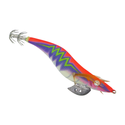 Finesse Rumoika Squid Jig, Red Flare, size 3.5, 2 pack V658-93MC000390113