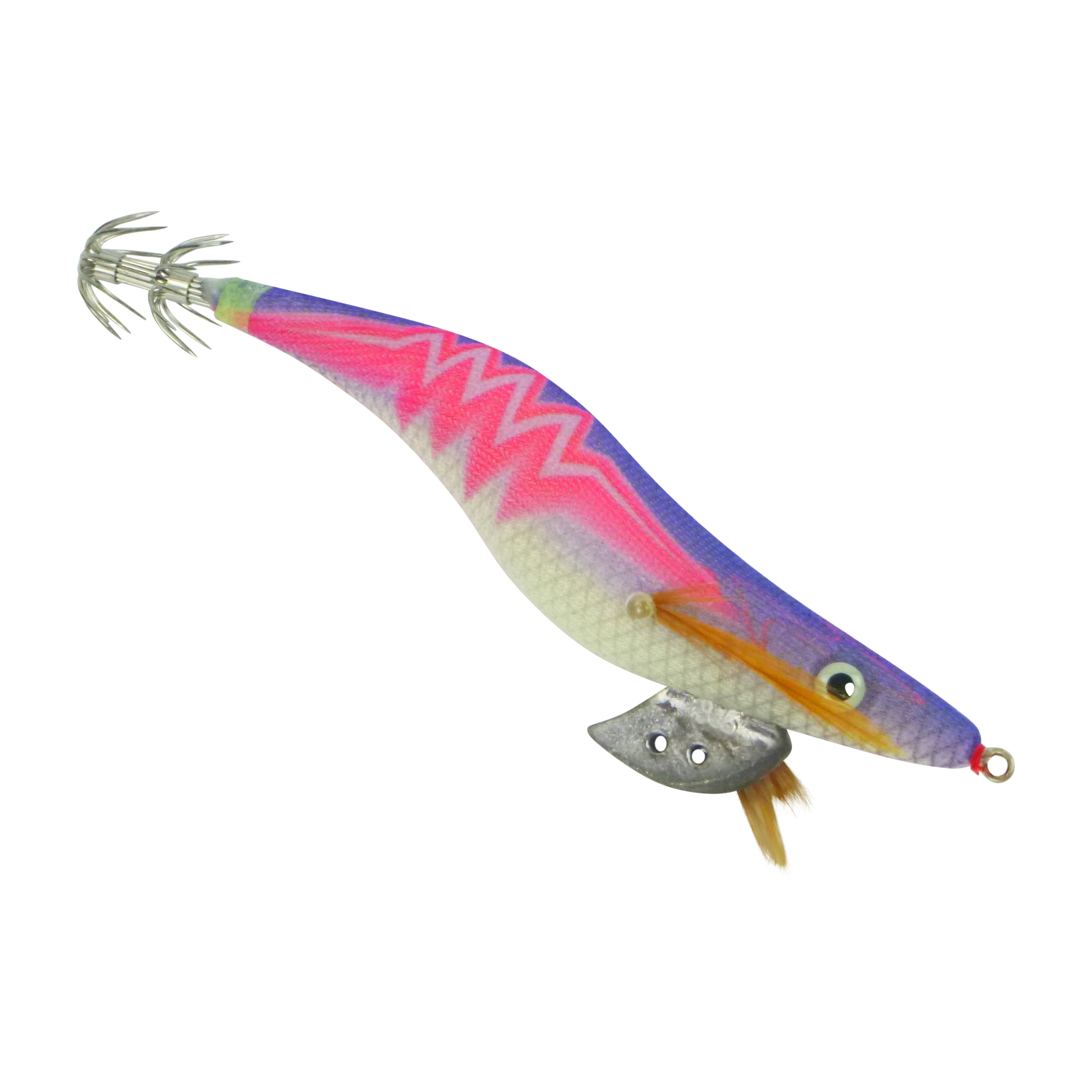 Finesse Rumoika Squid Jig, Purple Pink Neon, size 3.5, 2 pack