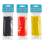 Swimerz Assist Hook Sleeves, 8/10mm Shrink Tube, Black, Yellow & Red, 100mm. Qty 30. V658-93MC000400002