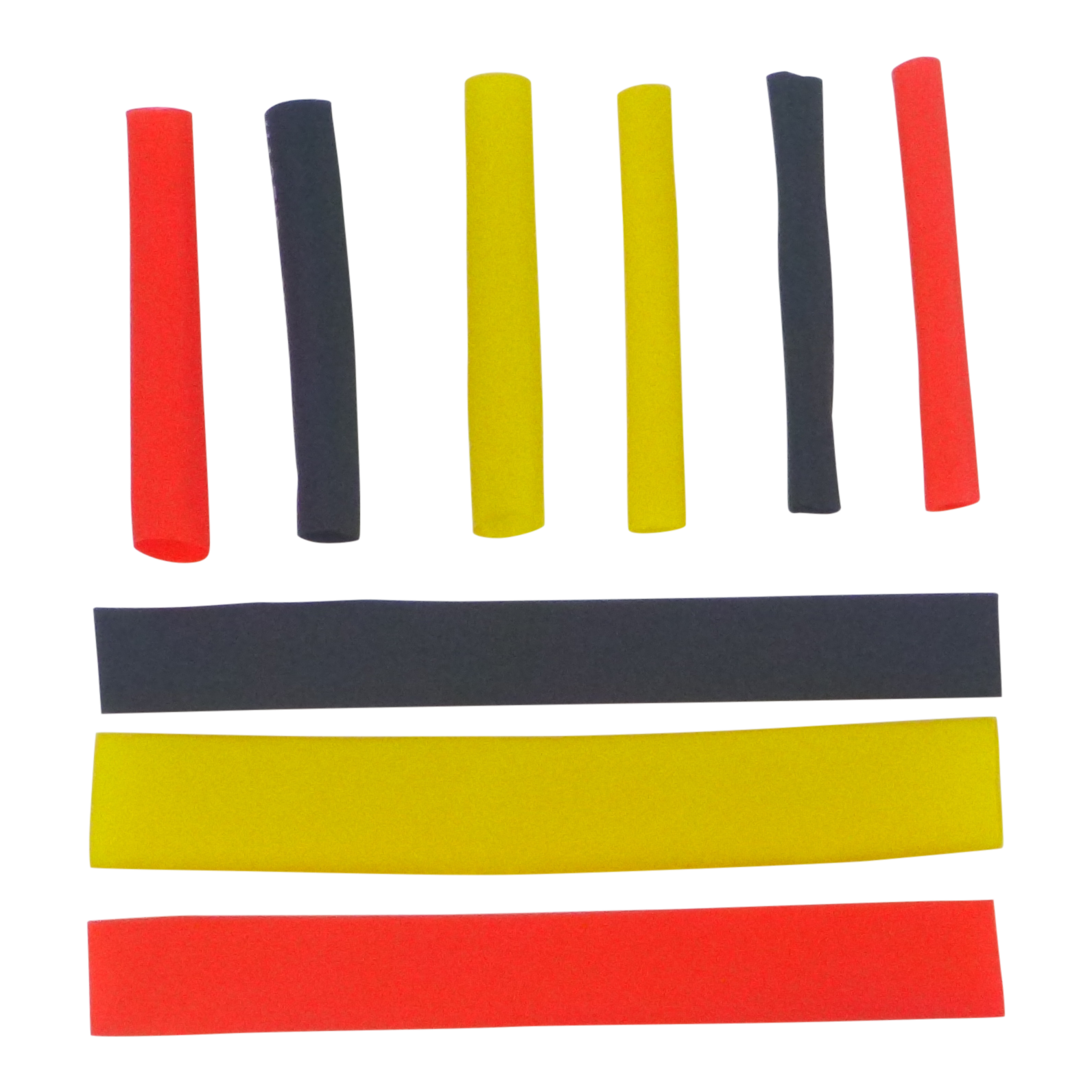 Swimerz Assist Hook Sleeves, 2mm Shrink Tube, Black & Red, 50mmL. Qty 60. V658-93MC000400005