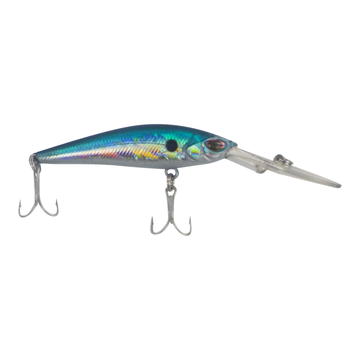 Finesse Wobbler Diving Lure, Silver Blue, 90mm V658-93MC000432305