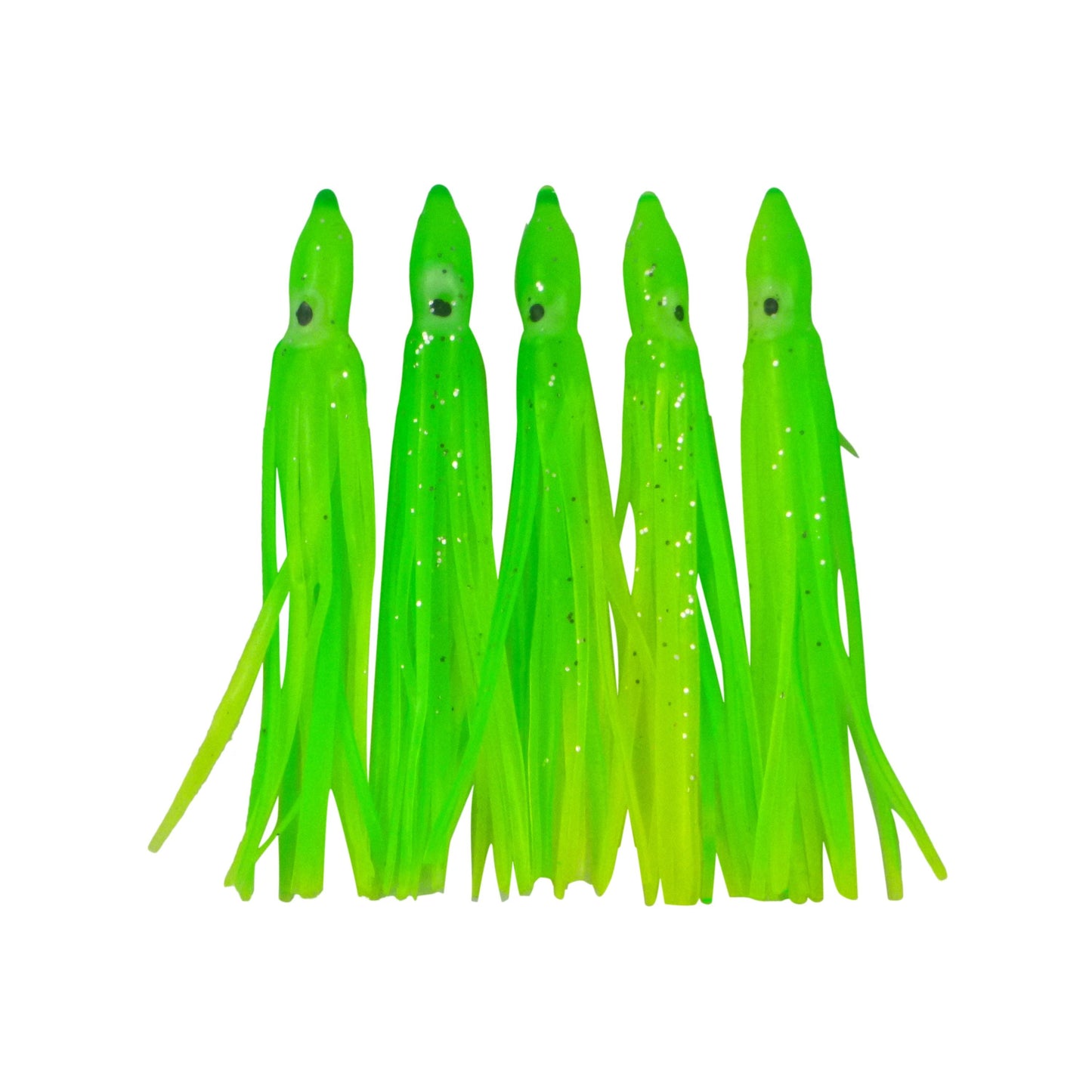 Swimerz Octopus Skirts 100mm Lemon Lime, 5 pack V658-93MC000437002