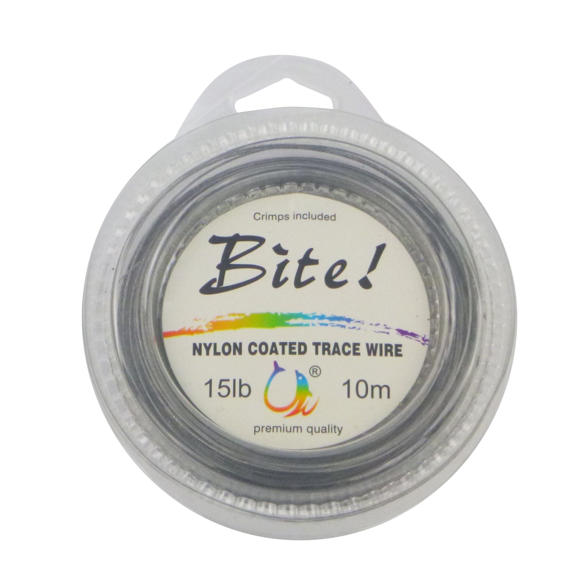 Swimerz Bite 7 Strand Coated Leader Wire, 15lb breaking strain, 10 mtrs V658-93MC000438101