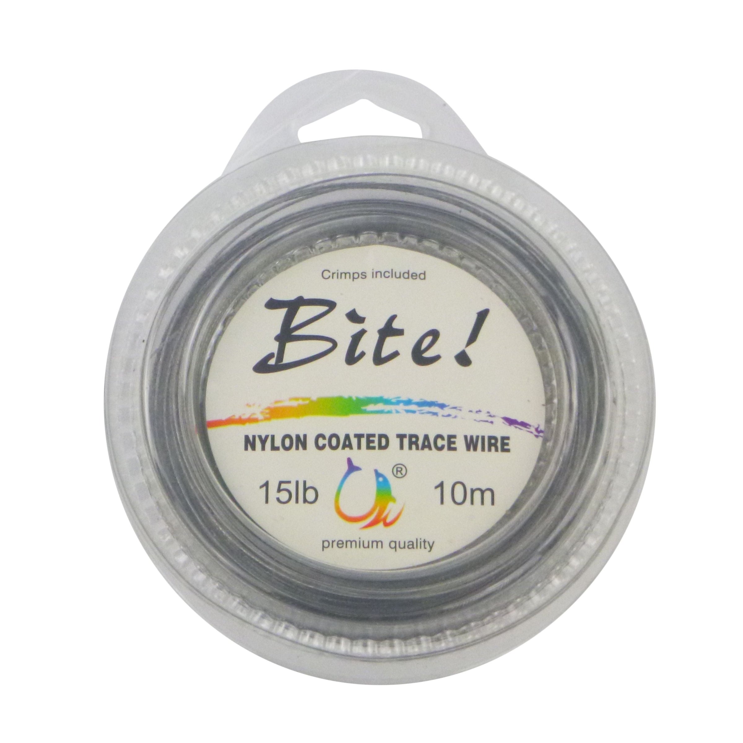 Swimerz Bite 7 Strand Coated Leader Wire, 15lb breaking strain, 10 mtrs V658-93MC000438101