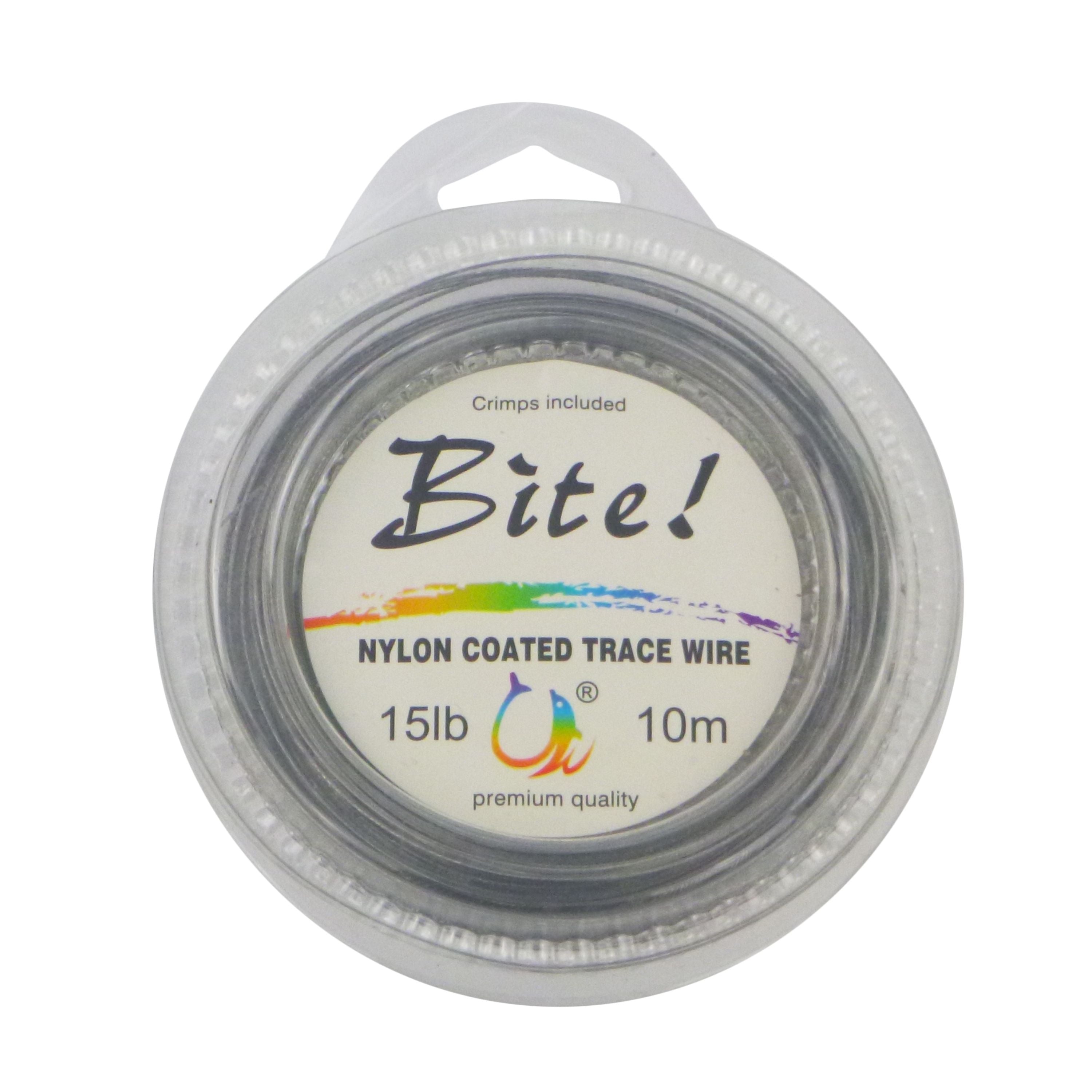 Swimerz Bite 7 Strand Coated Leader Wire, 15lb breaking strain, 10 mtrs V658-93MC000438101