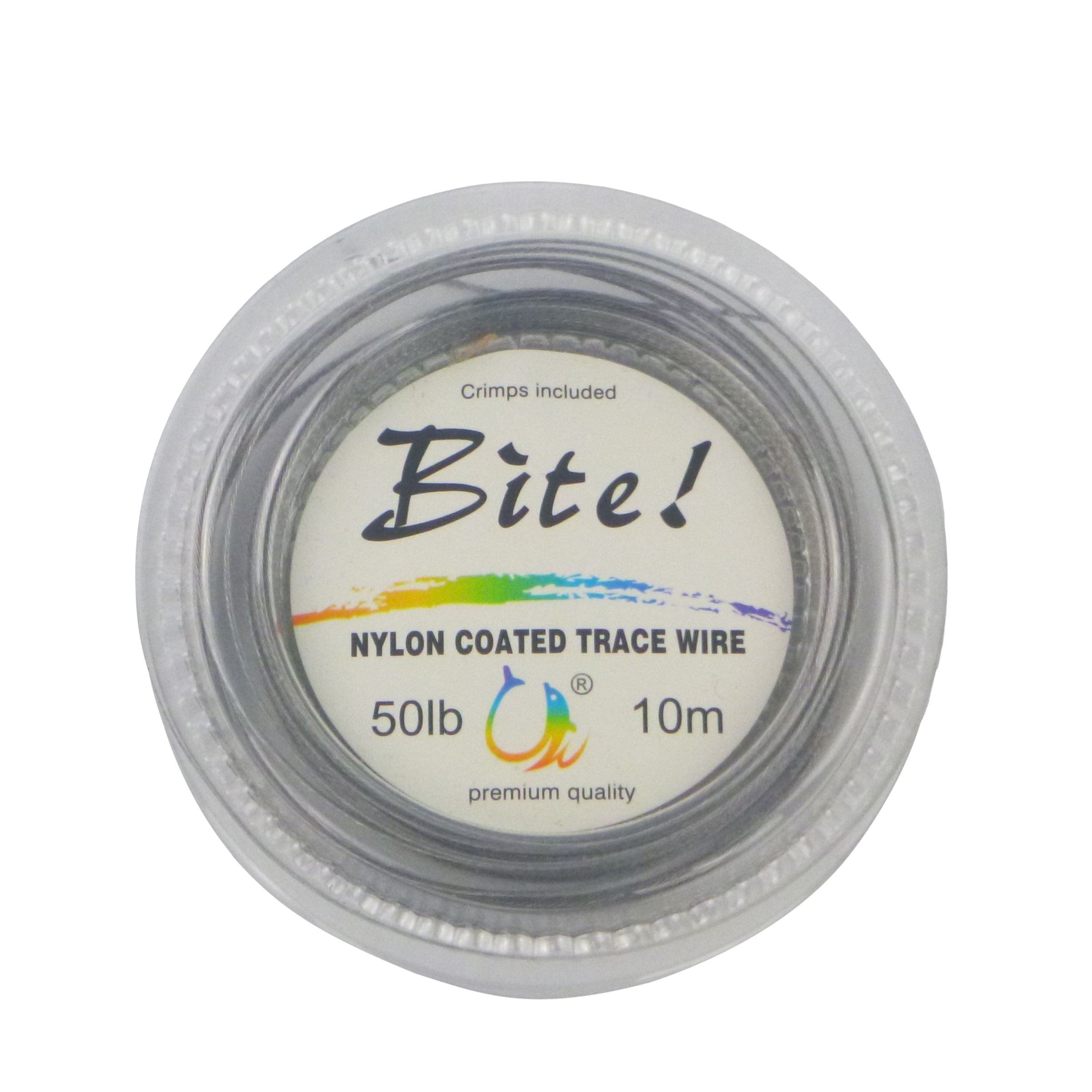 Swimerz Bite 7 Strand Coated Leader Wire, 50lb breaking strain, 10 mtrs V658-93MC000438103