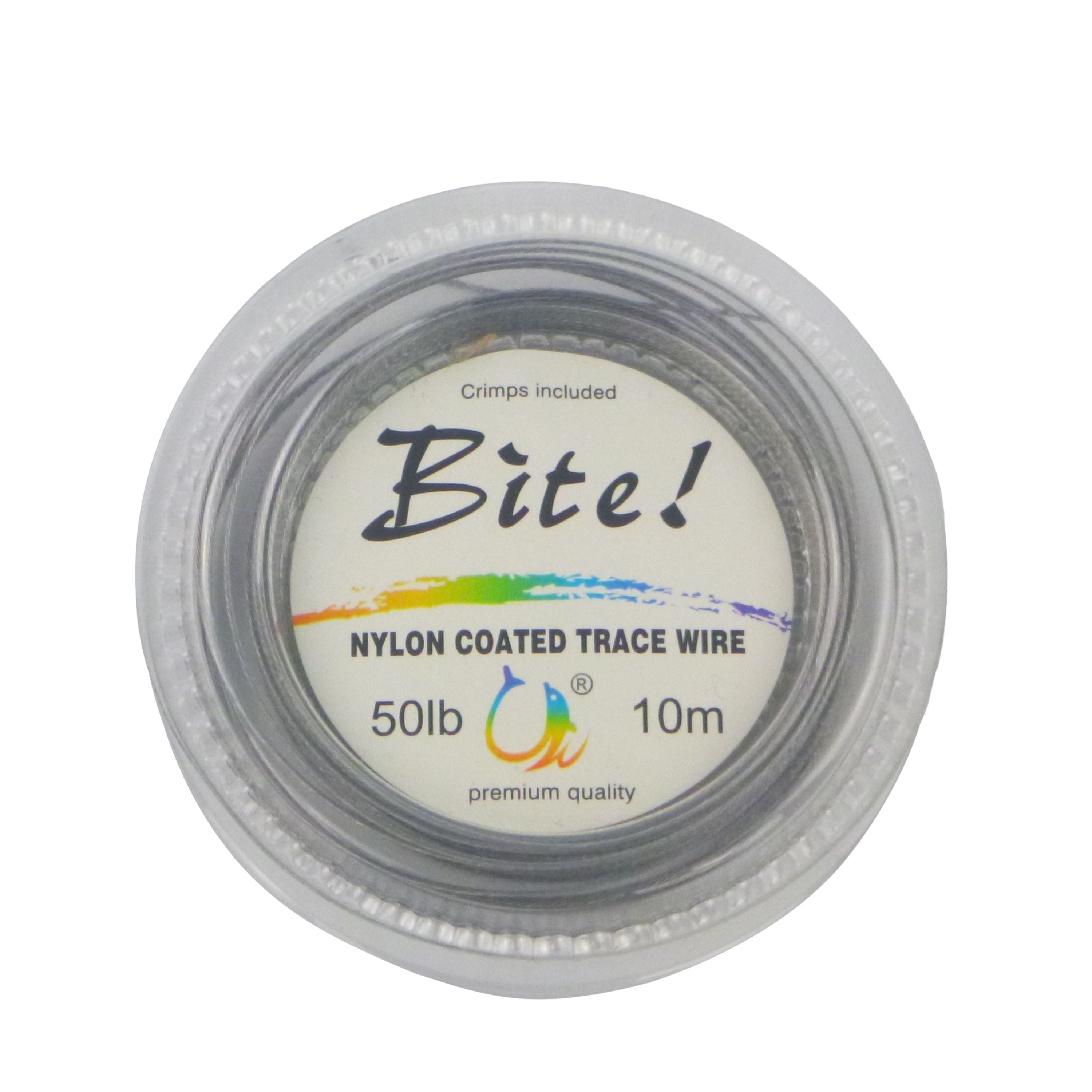 Swimerz Bite 7 Strand Coated Leader Wire, 50lb breaking strain, 10 mtrs V658-93MC000438103