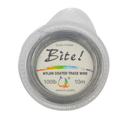 Swimerz Bite 7 Strand Coated Leader Wire, 100lb breaking strain, 10 mtrs V658-93MC000438105