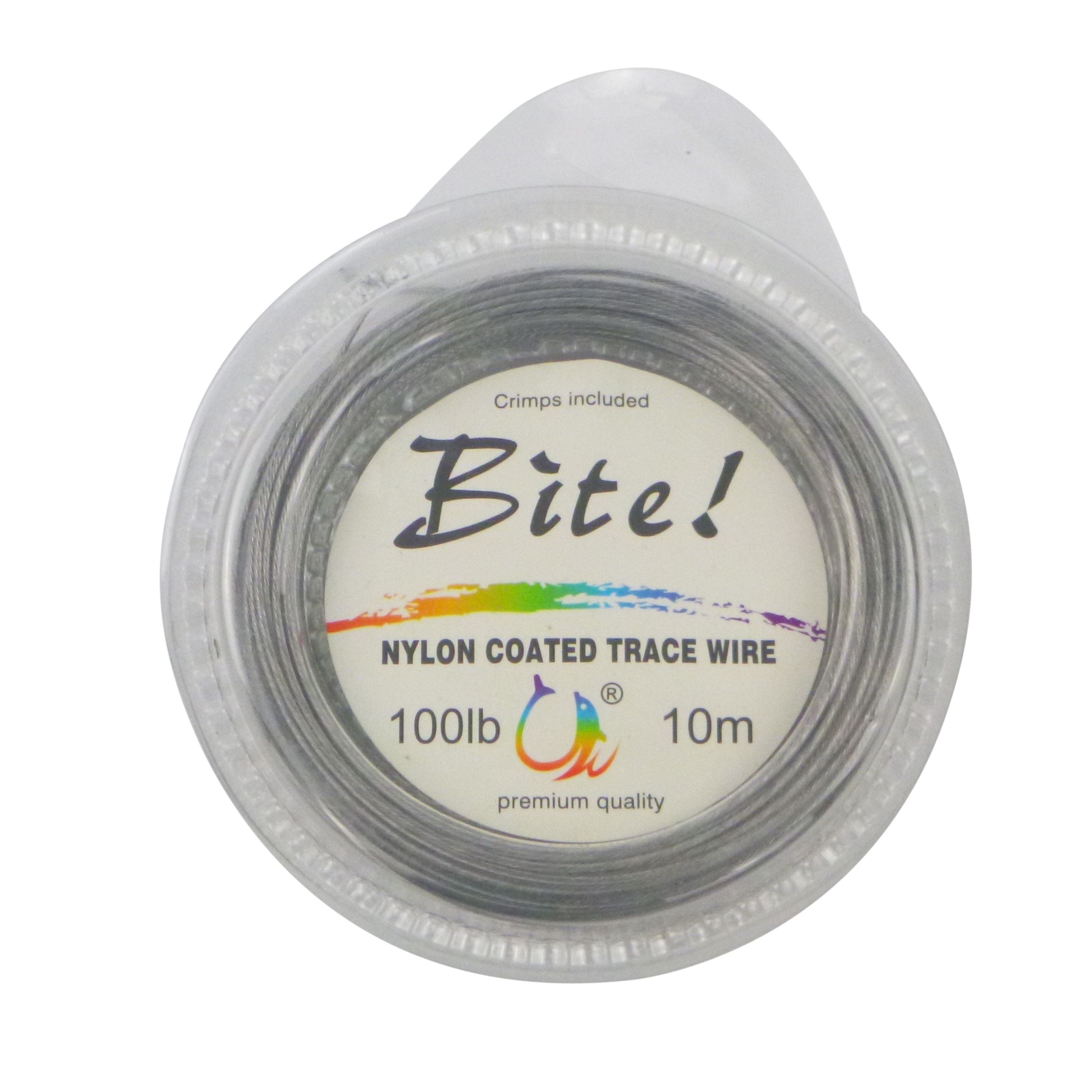 Swimerz Bite 7 Strand Coated Leader Wire, 100lb breaking strain, 10 mtrs V658-93MC000438105