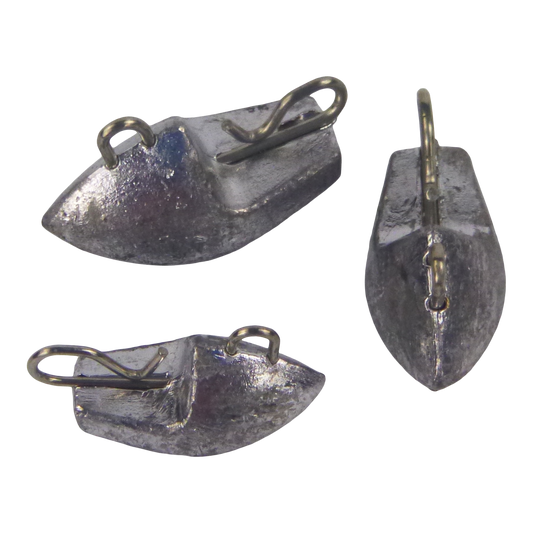 Swimerz 14gm Arrowhead Jig Head, 1/2oz, Lead, Qty 10 V658-93MC000471003
