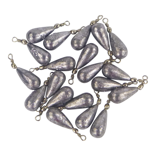 Swimerz 5gm Teardrop Sinker, Lead, 20 pack V658-93MC000472001