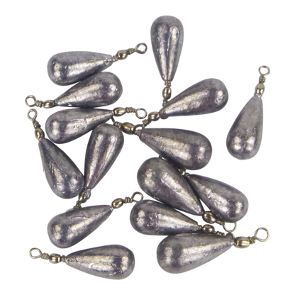 Swimerz 7gm Teardrop Sinker, Lead, 15 pack V658-93MC000472002