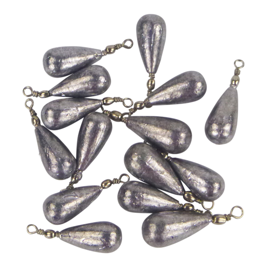 Swimerz 7gm Teardrop Sinker, Lead, 15 pack V658-93MC000472002