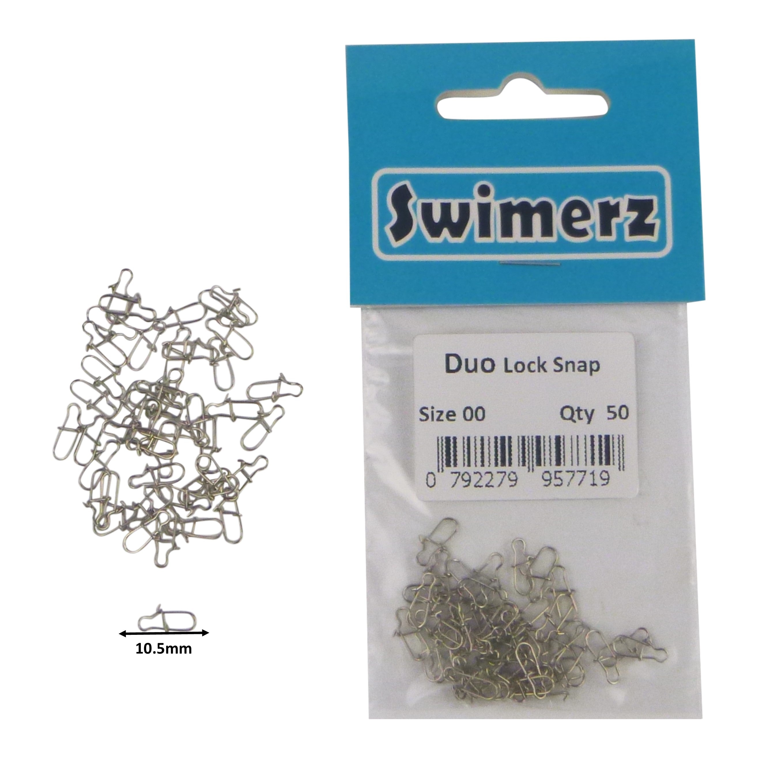 Swimerz Duo Lock Snaps Size 00. Pack 50 pack V658-93MC000490000